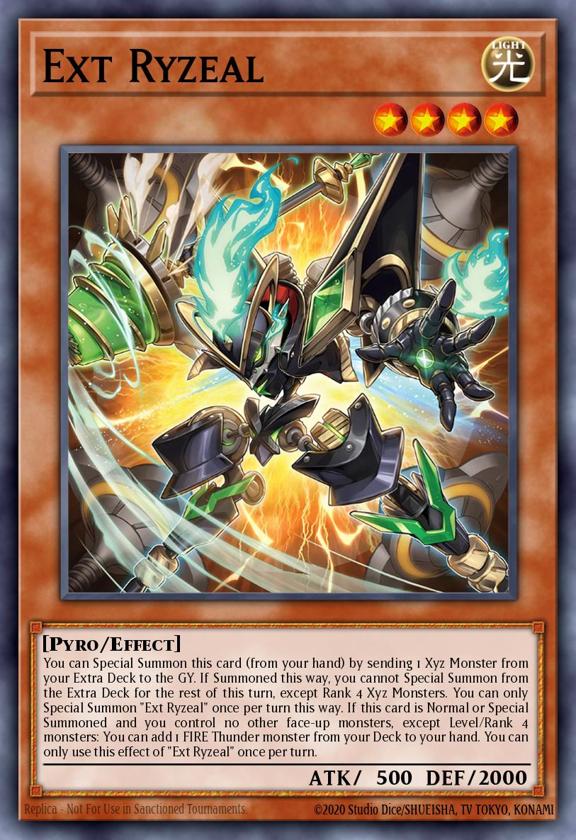 Ext Ryzeal Yu-Gi-Oh card
