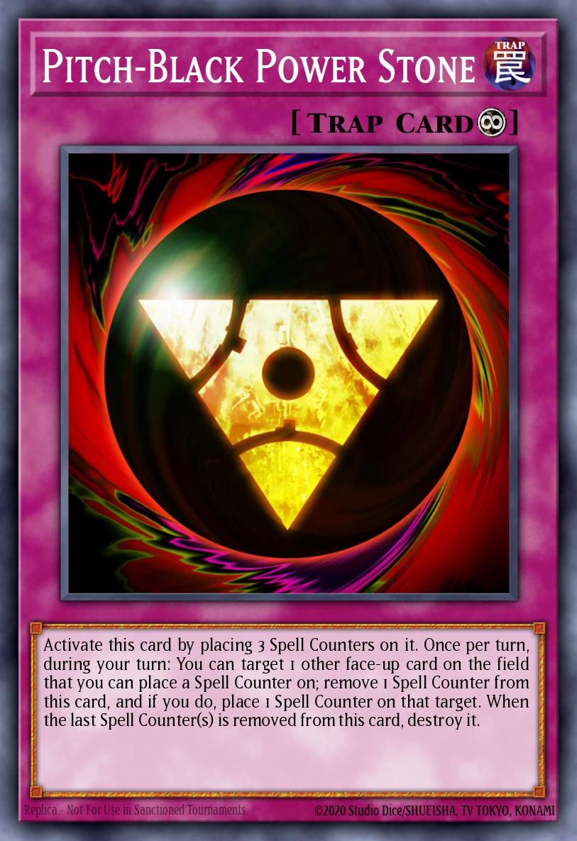 Pitch-Black Power Stone Yu-Gi-Oh card