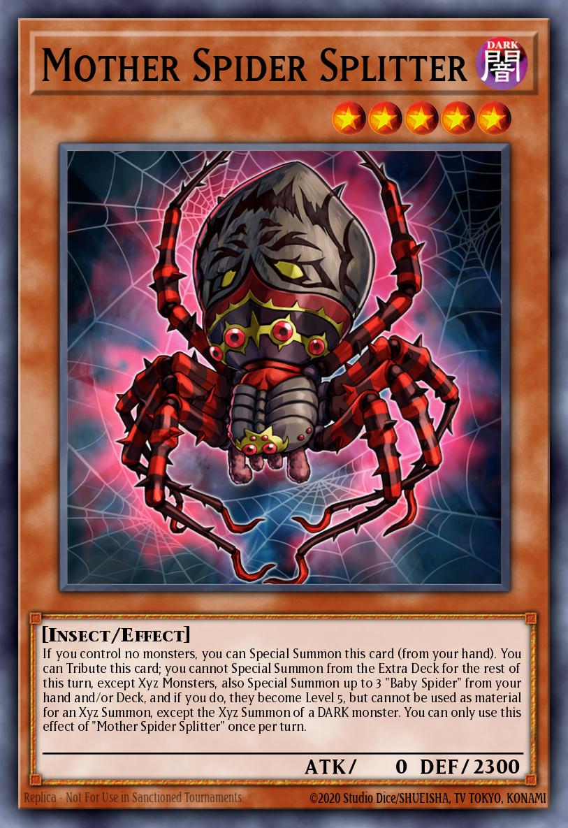 Mother Spider Splitter Yu-Gi-Oh card