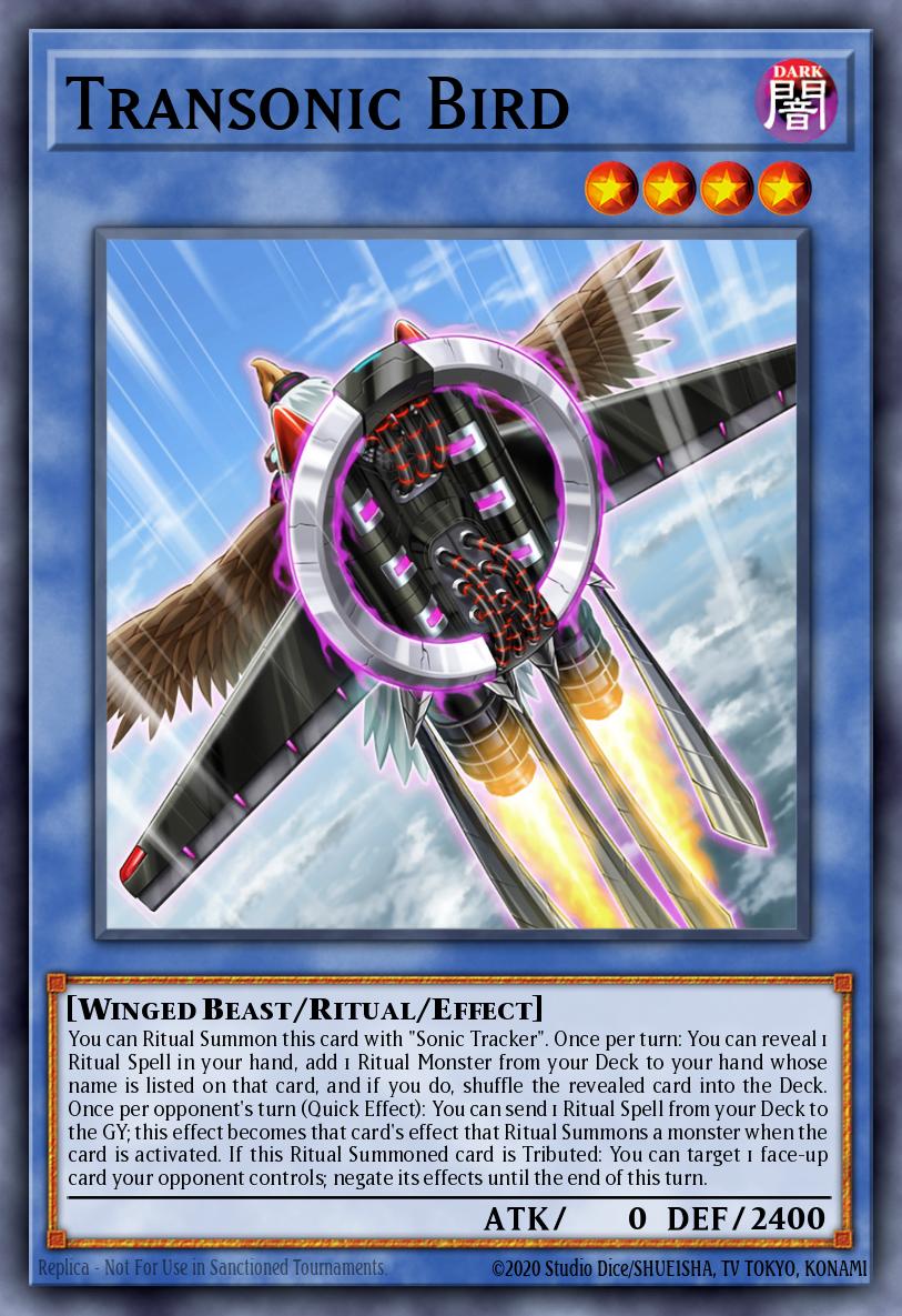 Transonic Bird Yu-Gi-Oh card