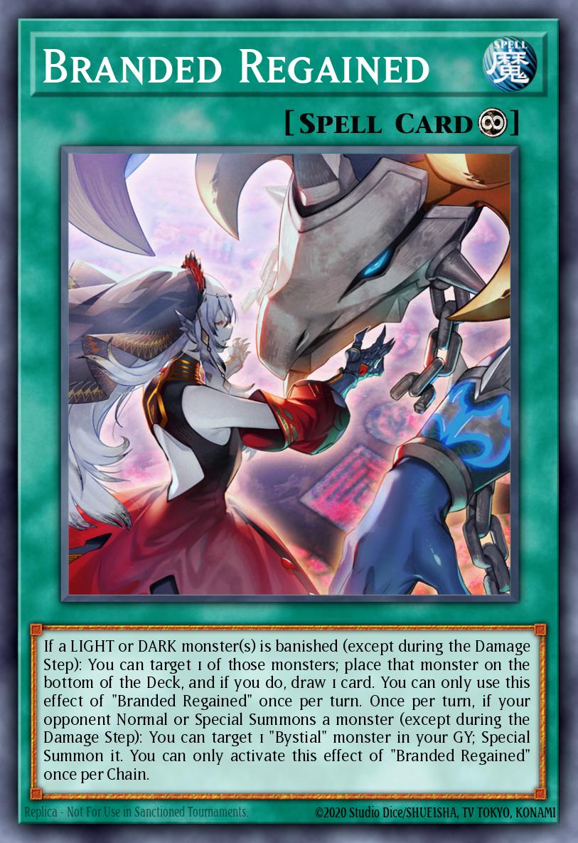 Branded Regained Yu-Gi-Oh card