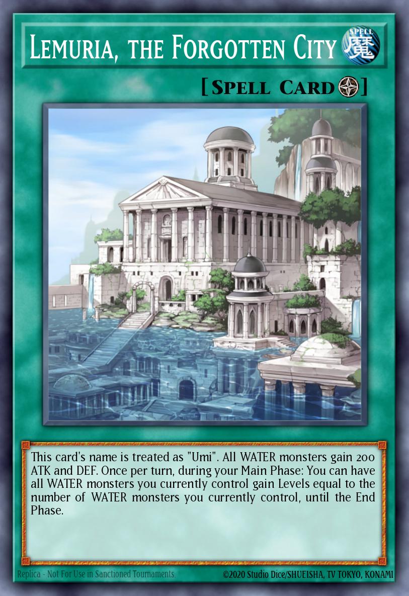 Lemuria, the Forgotten City Yu-Gi-Oh card