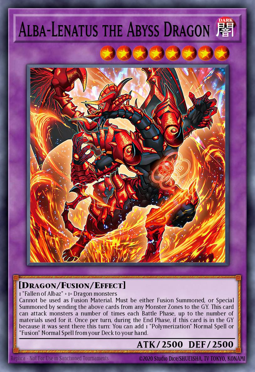 Alba-Lenatus the Abyss Dragon Yu-Gi-Oh card