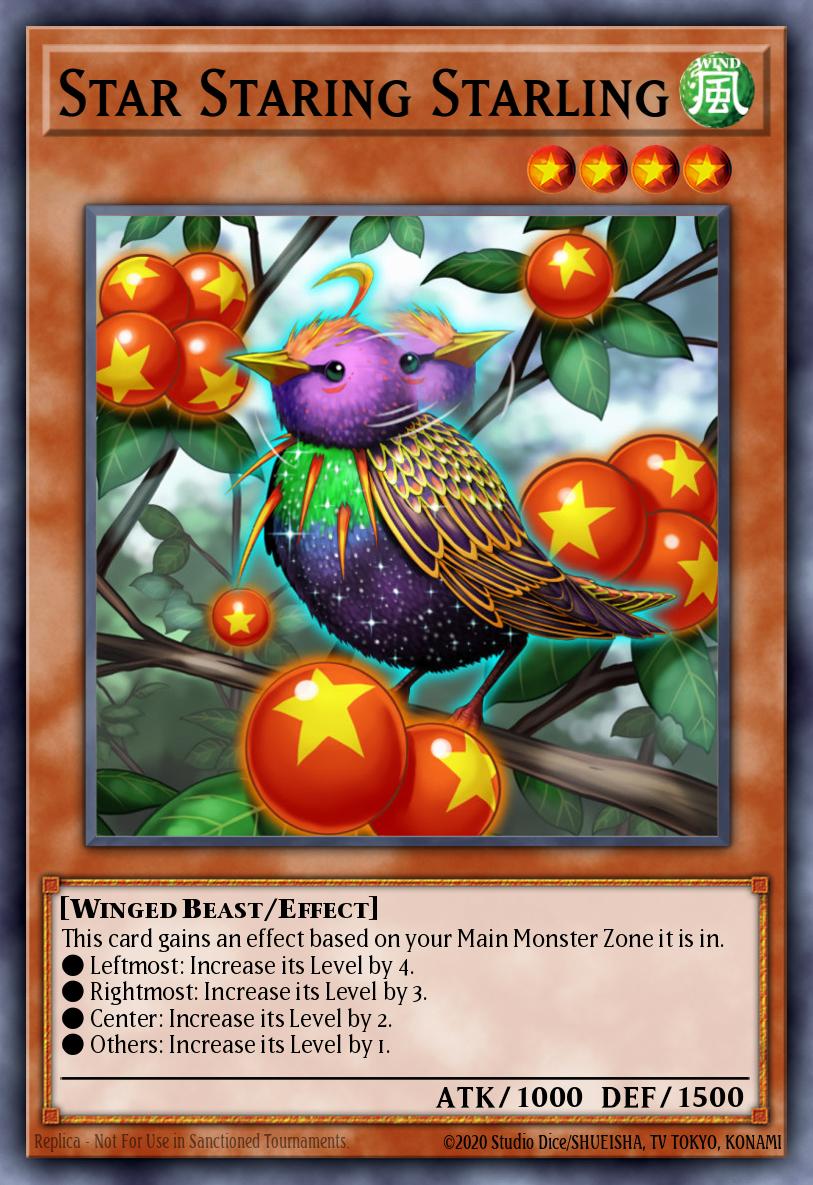 Star Staring Starling Yu-Gi-Oh card