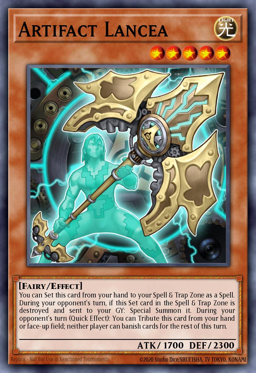 Artifact Lancea Yu-Gi-Oh card
