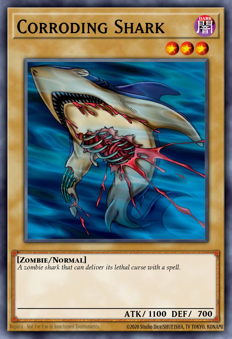 Corroding Shark Yu-Gi-Oh card