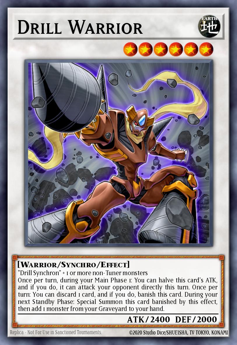 Drill Warrior Yu-Gi-Oh card