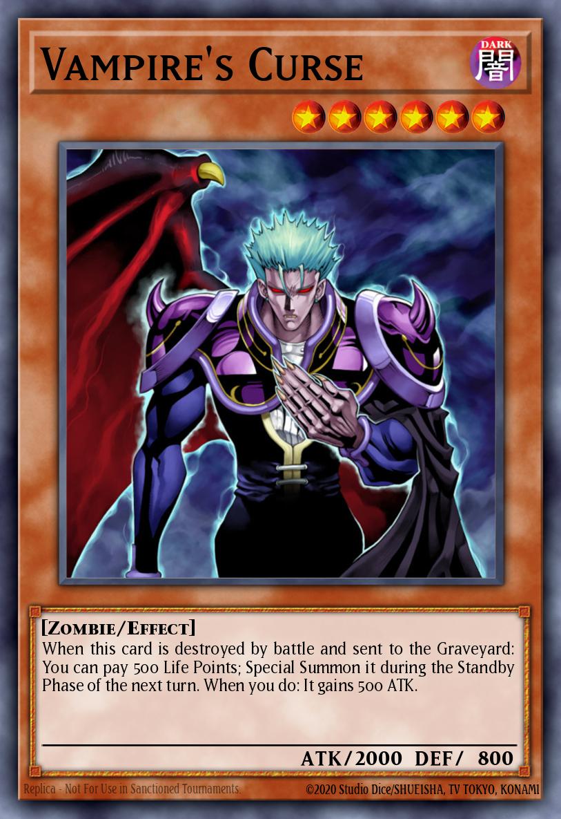 Vampire's Curse Yu-Gi-Oh card