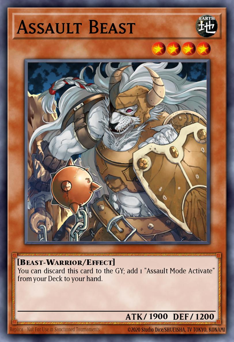 Assault Beast Yu-Gi-Oh card