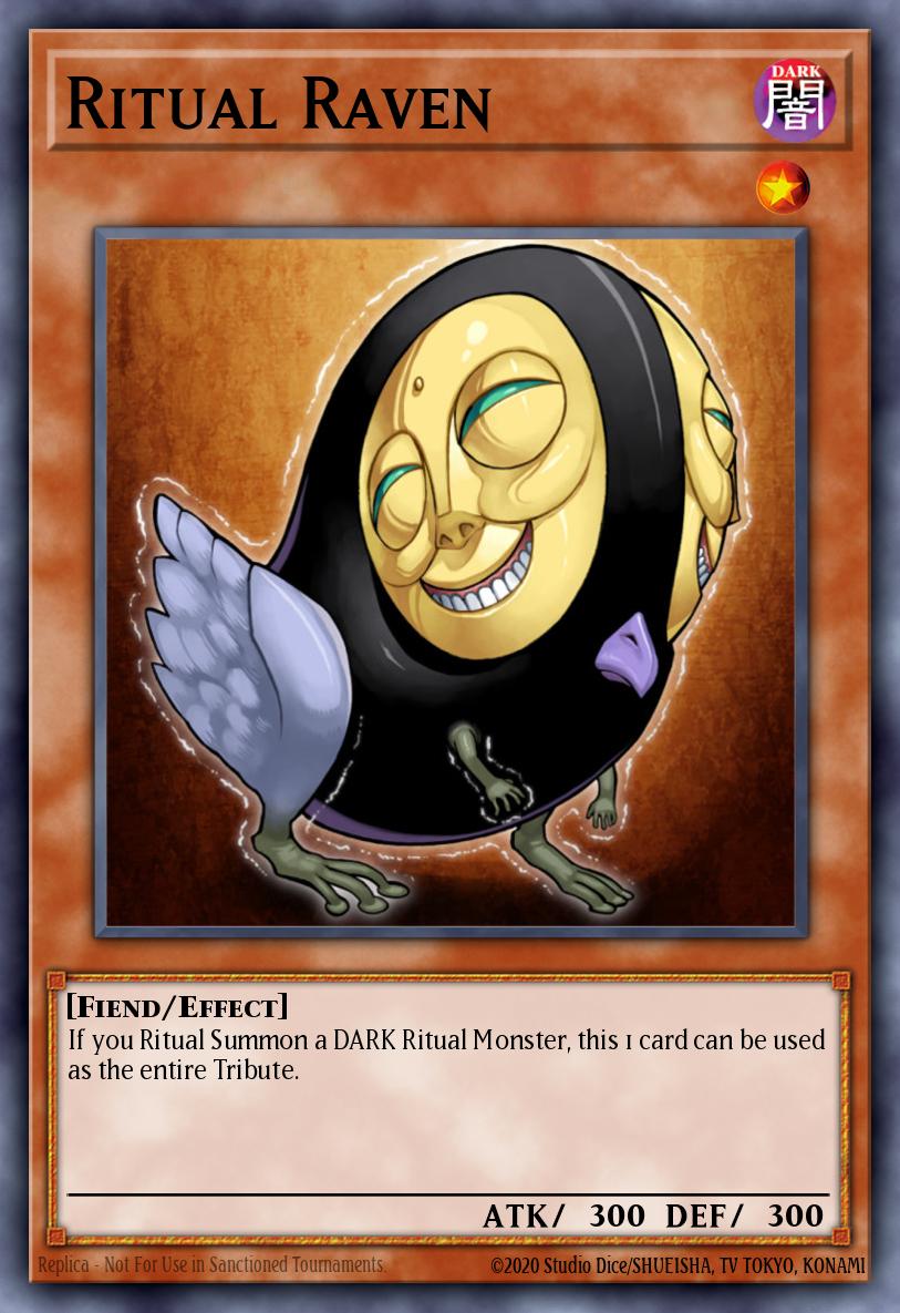 Ritual Raven Yu-Gi-Oh card