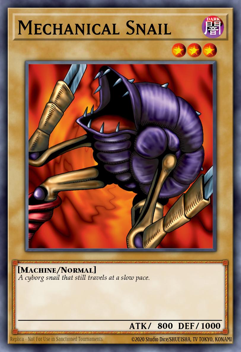 Mechanical Snail Yu-Gi-Oh card