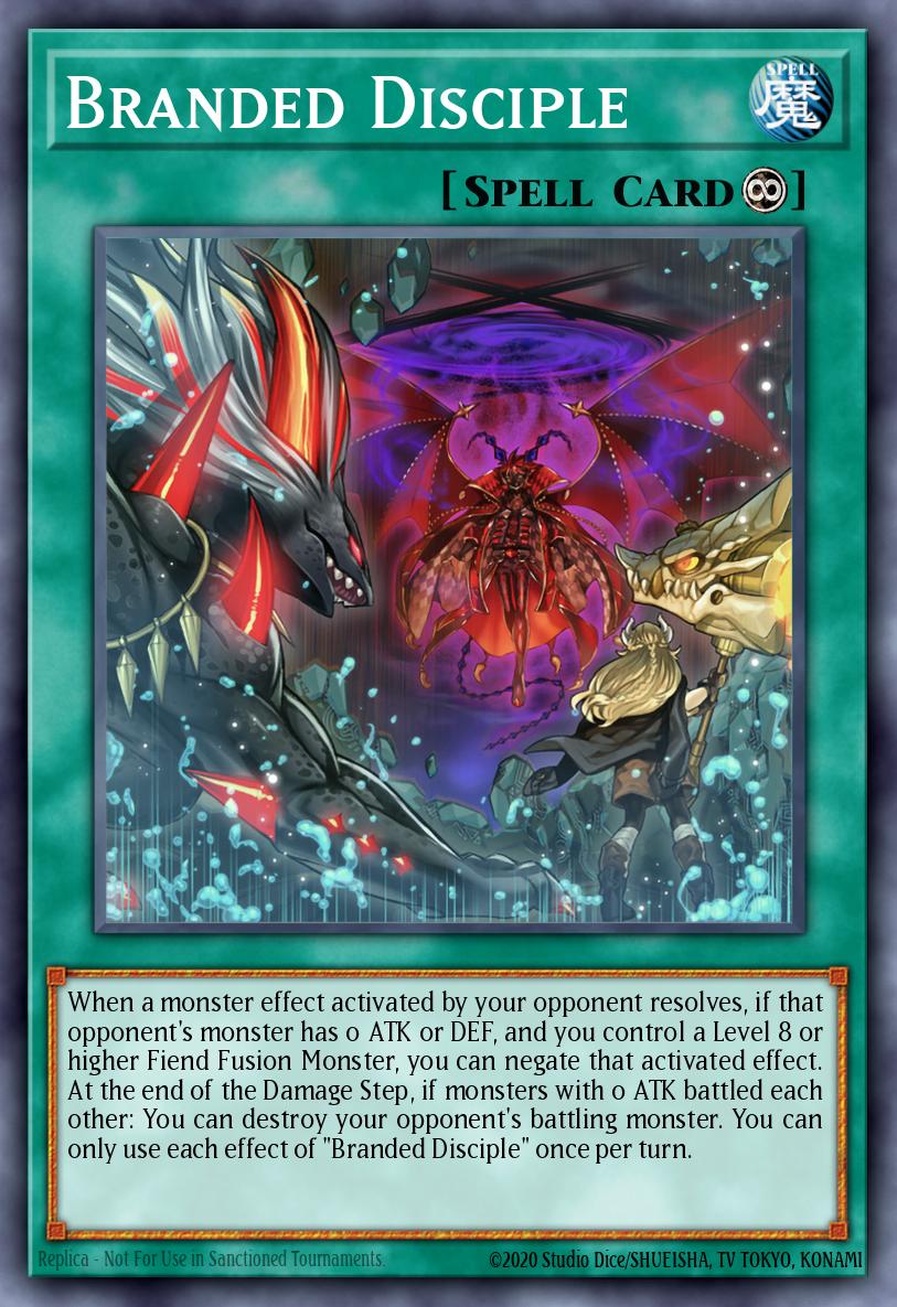 Branded Disciple Yu-Gi-Oh card