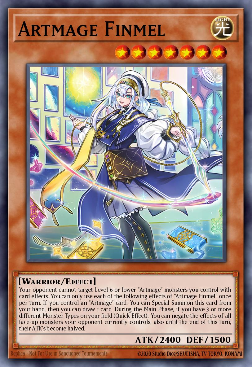 Artmage Finmel Yu-Gi-Oh card