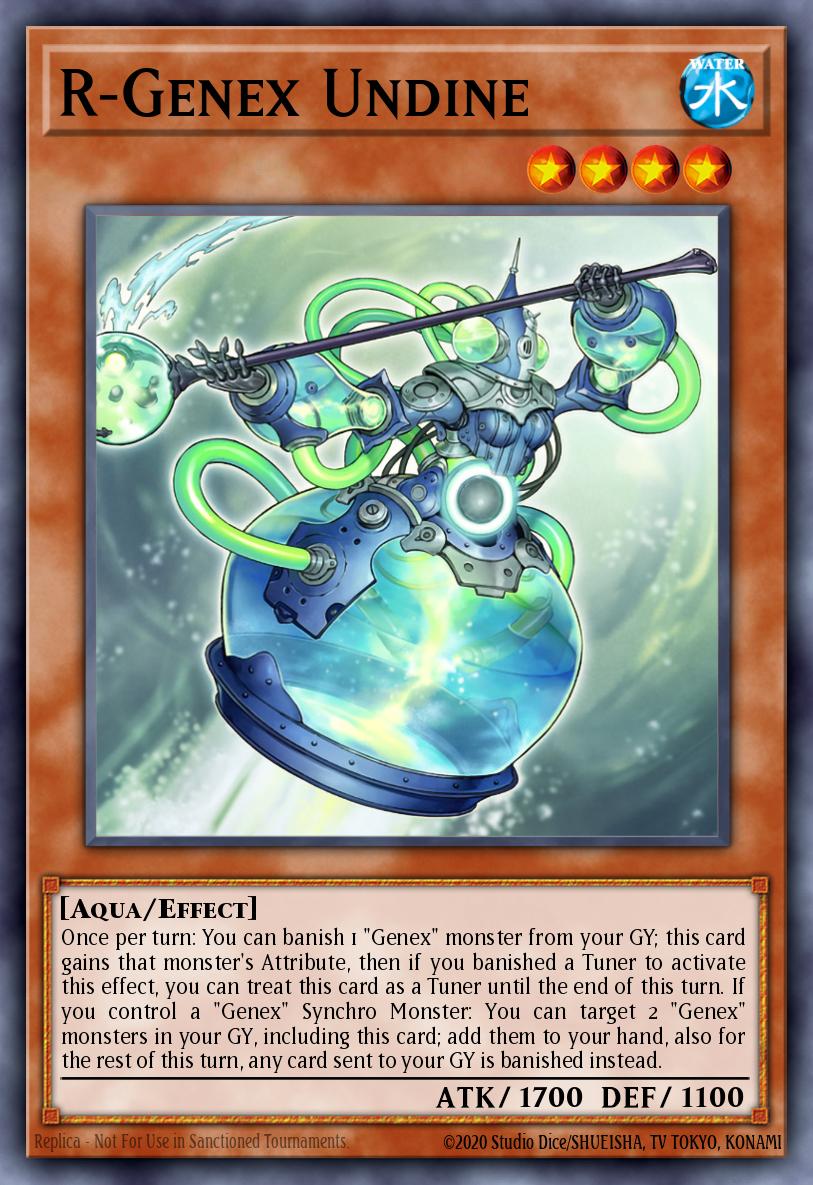 R-Genex Undine Yu-Gi-Oh card