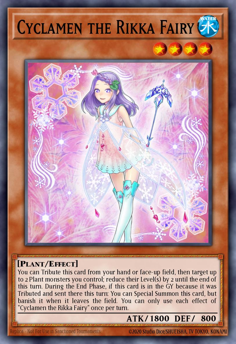 Cyclamen the Rikka Fairy Yu-Gi-Oh card