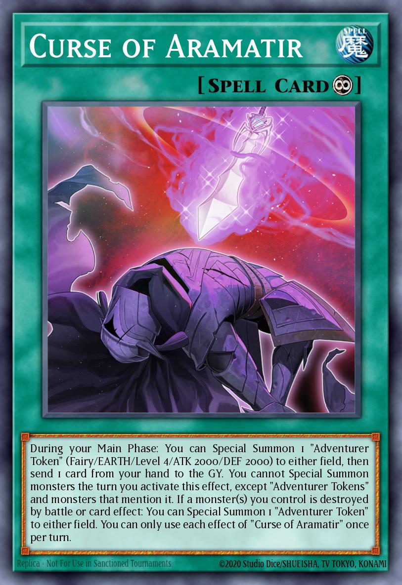 Curse of Aramatir Yu-Gi-Oh card