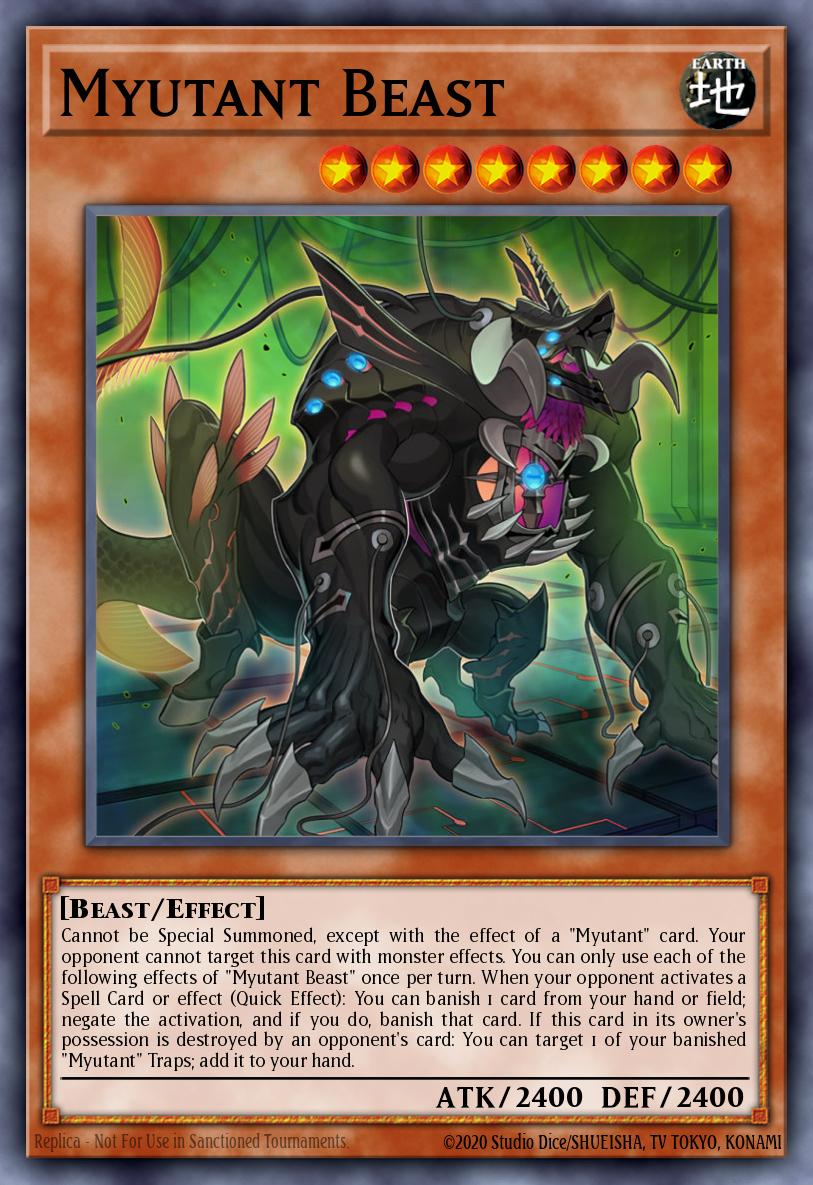 Myutant Beast Yu-Gi-Oh card