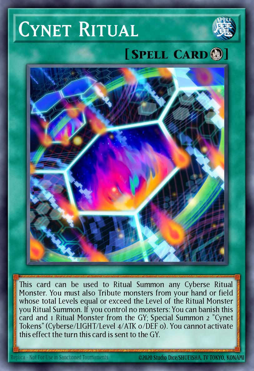 Cynet Ritual Yu-Gi-Oh card