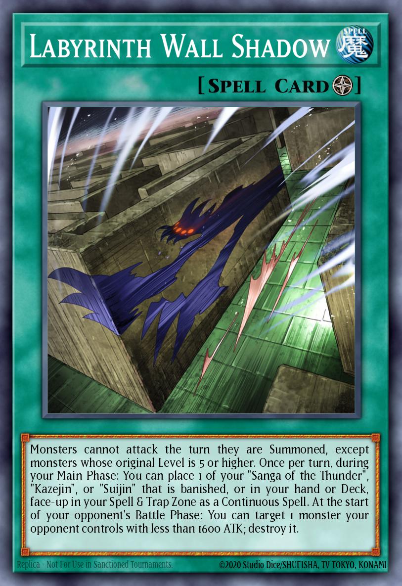 Labyrinth Wall Shadow Yu-Gi-Oh card