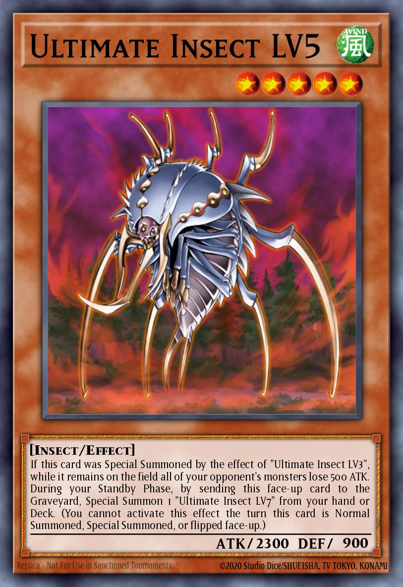 Ultimate Insect LV5 Yu-Gi-Oh card