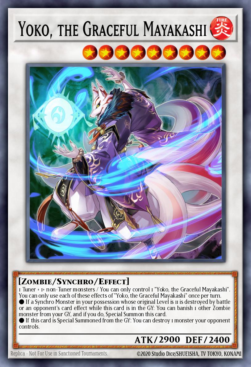 Yoko, the Graceful Mayakashi Yu-Gi-Oh card
