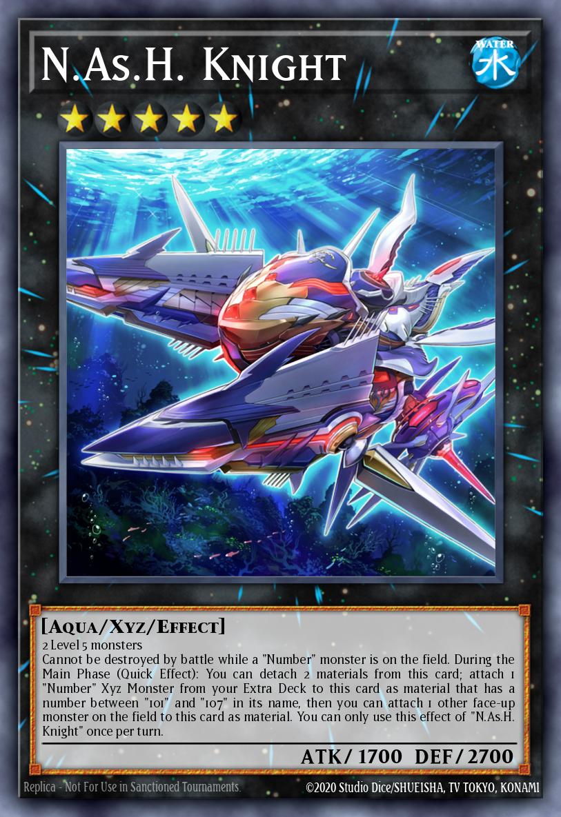 N.As.H. Knight Yu-Gi-Oh card