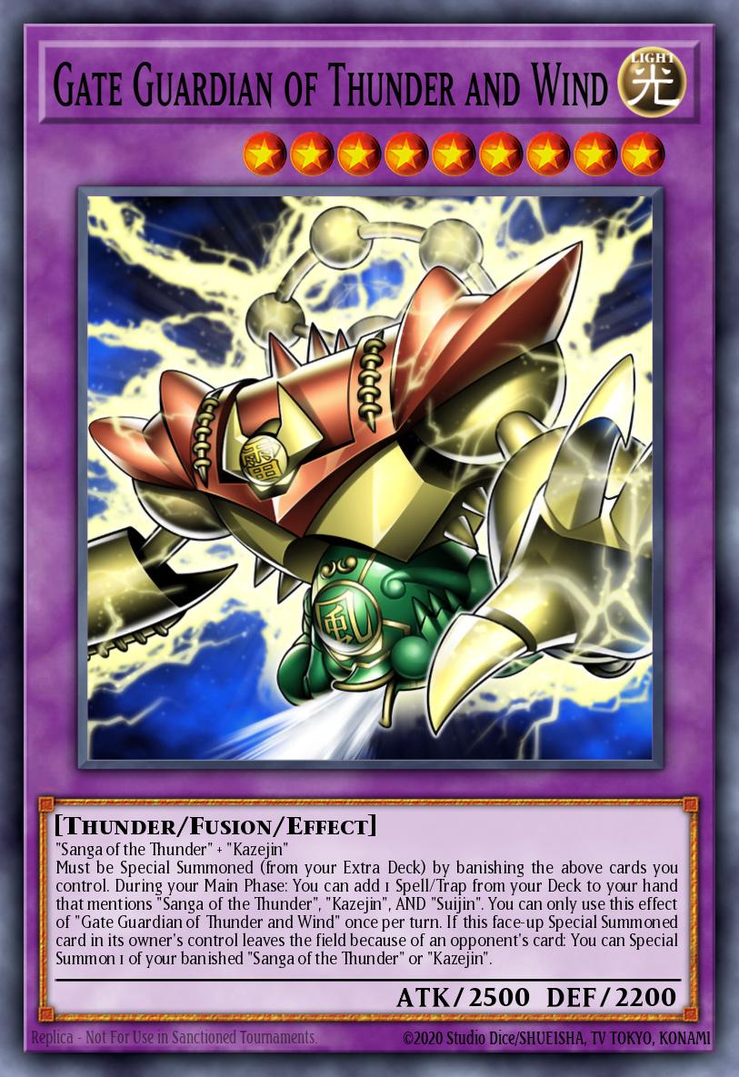 Gate Guardian of Thunder and Wind Yu-Gi-Oh card