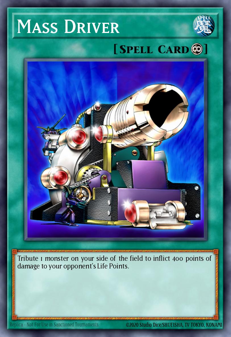 Mass Driver Yu-Gi-Oh card