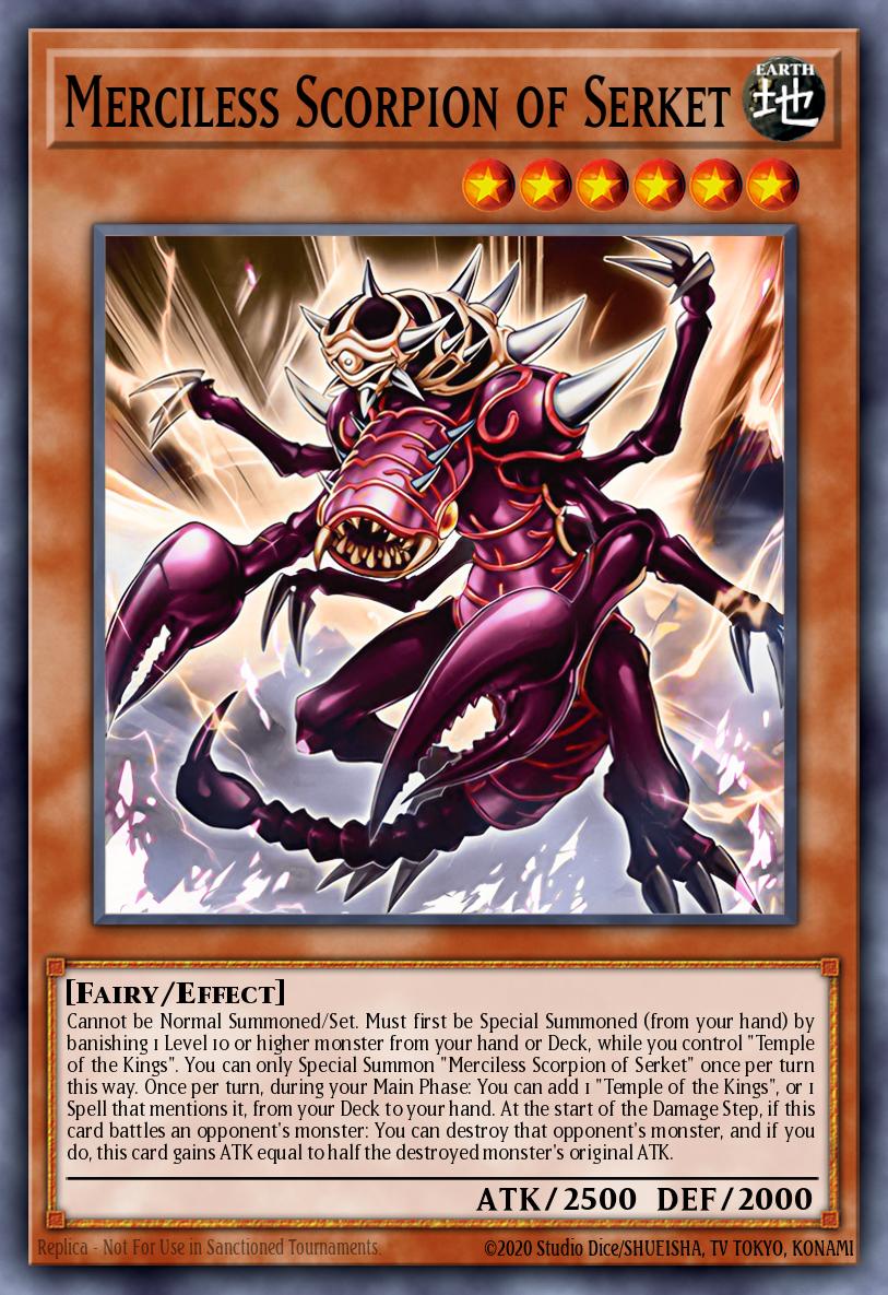Merciless Scorpion of Serket Yu-Gi-Oh card