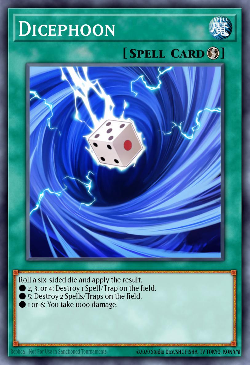 Dicephoon Yu-Gi-Oh card