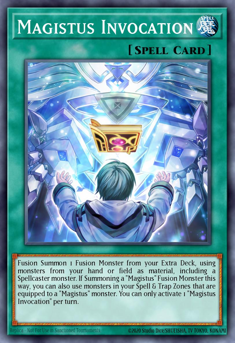 Magistus Invocation Yu-Gi-Oh card