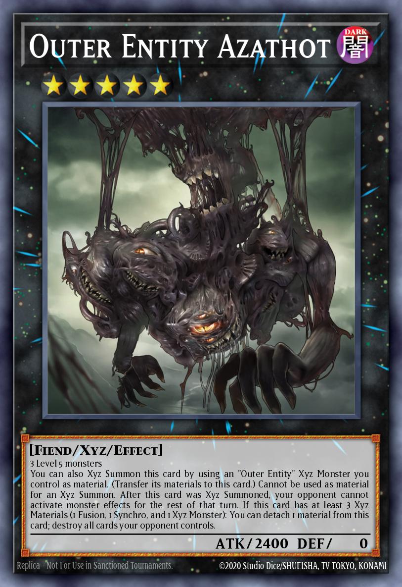 Outer Entity Azathot Yu-Gi-Oh card