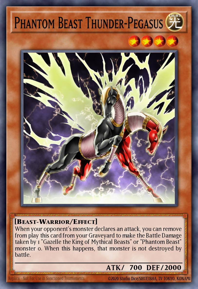 Phantom Beast Thunder-Pegasus Yu-Gi-Oh card