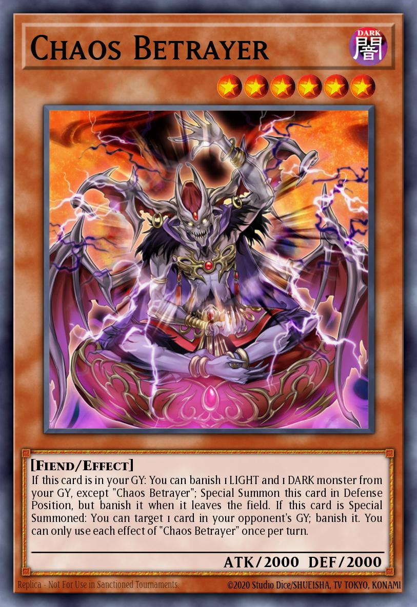 Chaos Betrayer Yu-Gi-Oh card