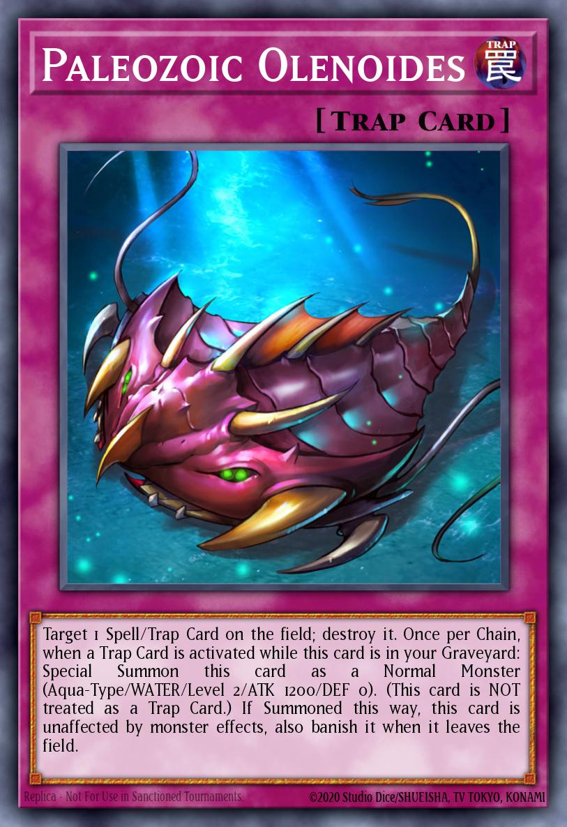 Paleozoic Olenoides Yu-Gi-Oh card