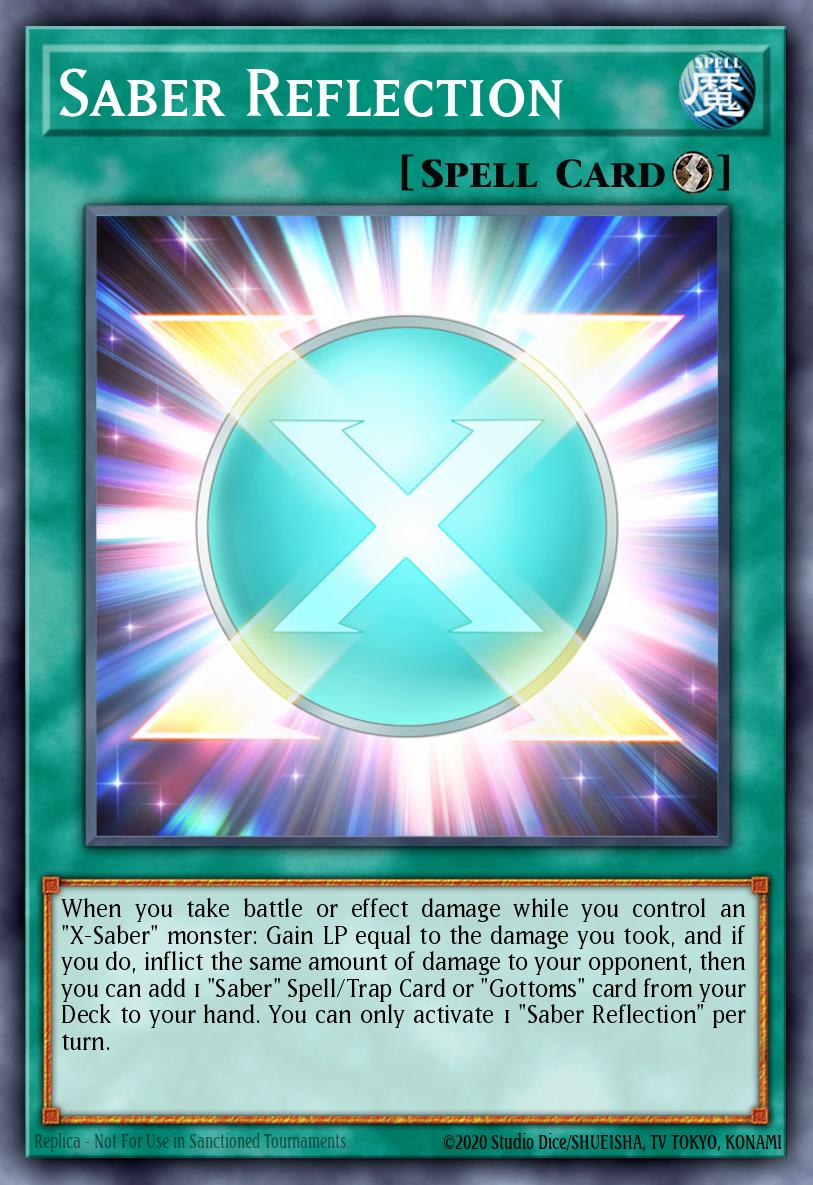 Saber Reflection Yu-Gi-Oh card
