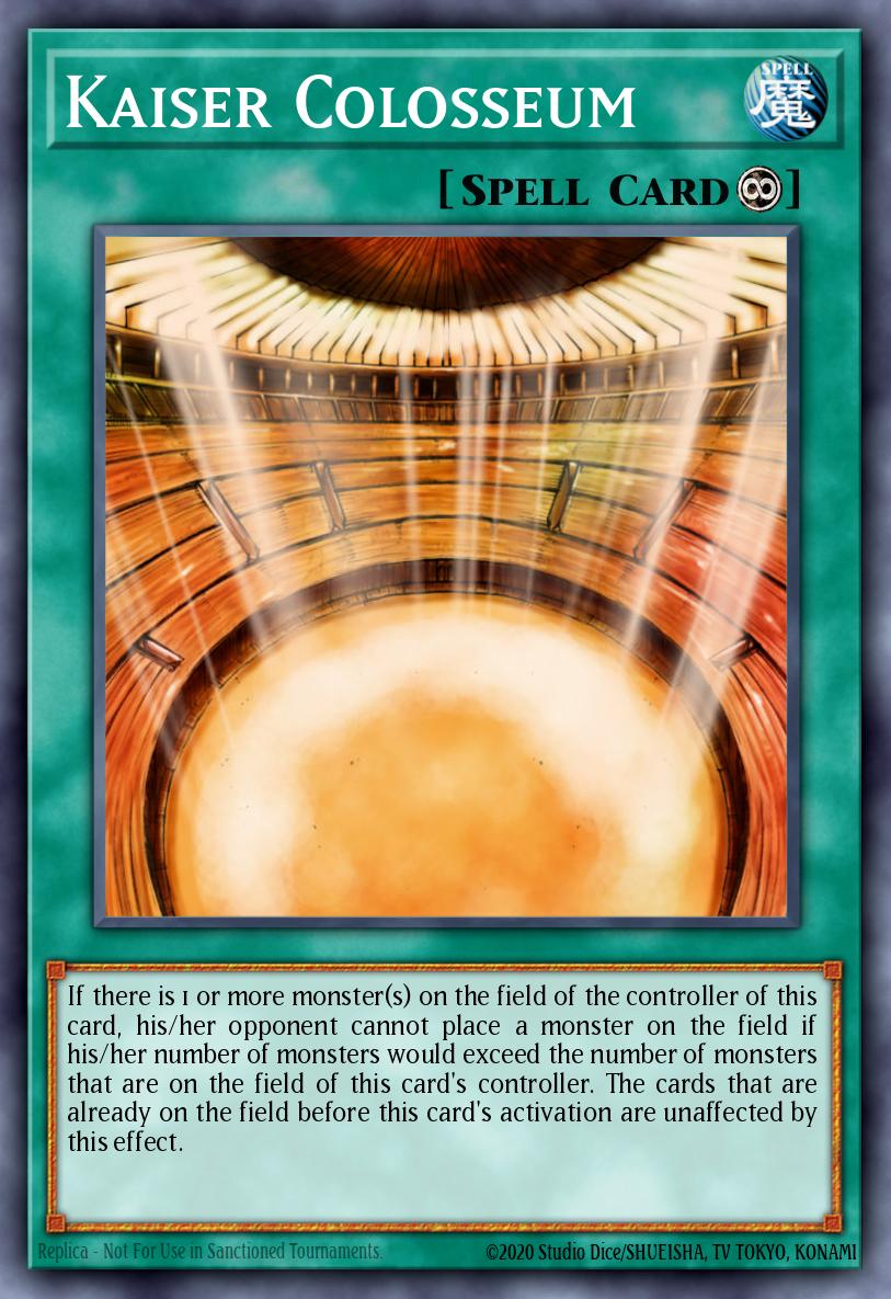 Kaiser Colosseum Yu-Gi-Oh card