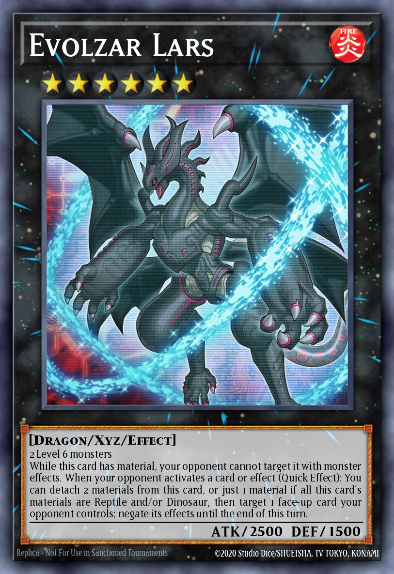 Evolzar Lars Yu-Gi-Oh card