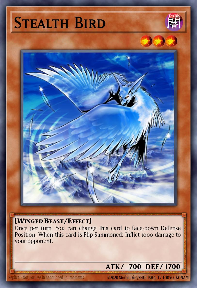 Stealth Bird Yu-Gi-Oh card