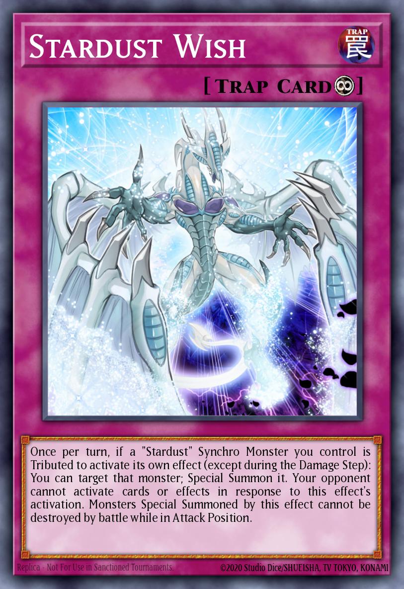 Stardust Wish Yu-Gi-Oh card
