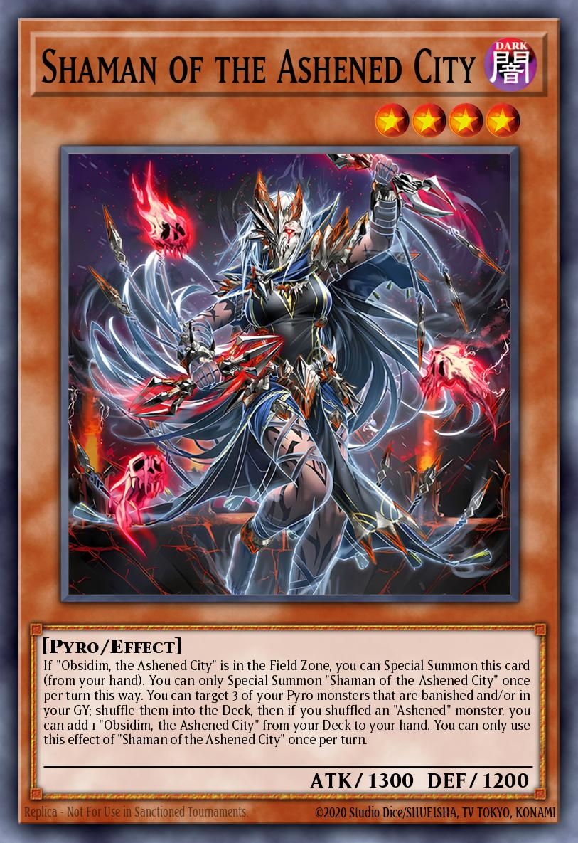 Shaman of the Ashened City Yu-Gi-Oh card