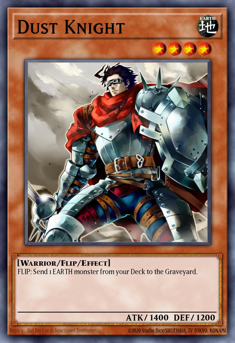 Dust Knight Yu-Gi-Oh card