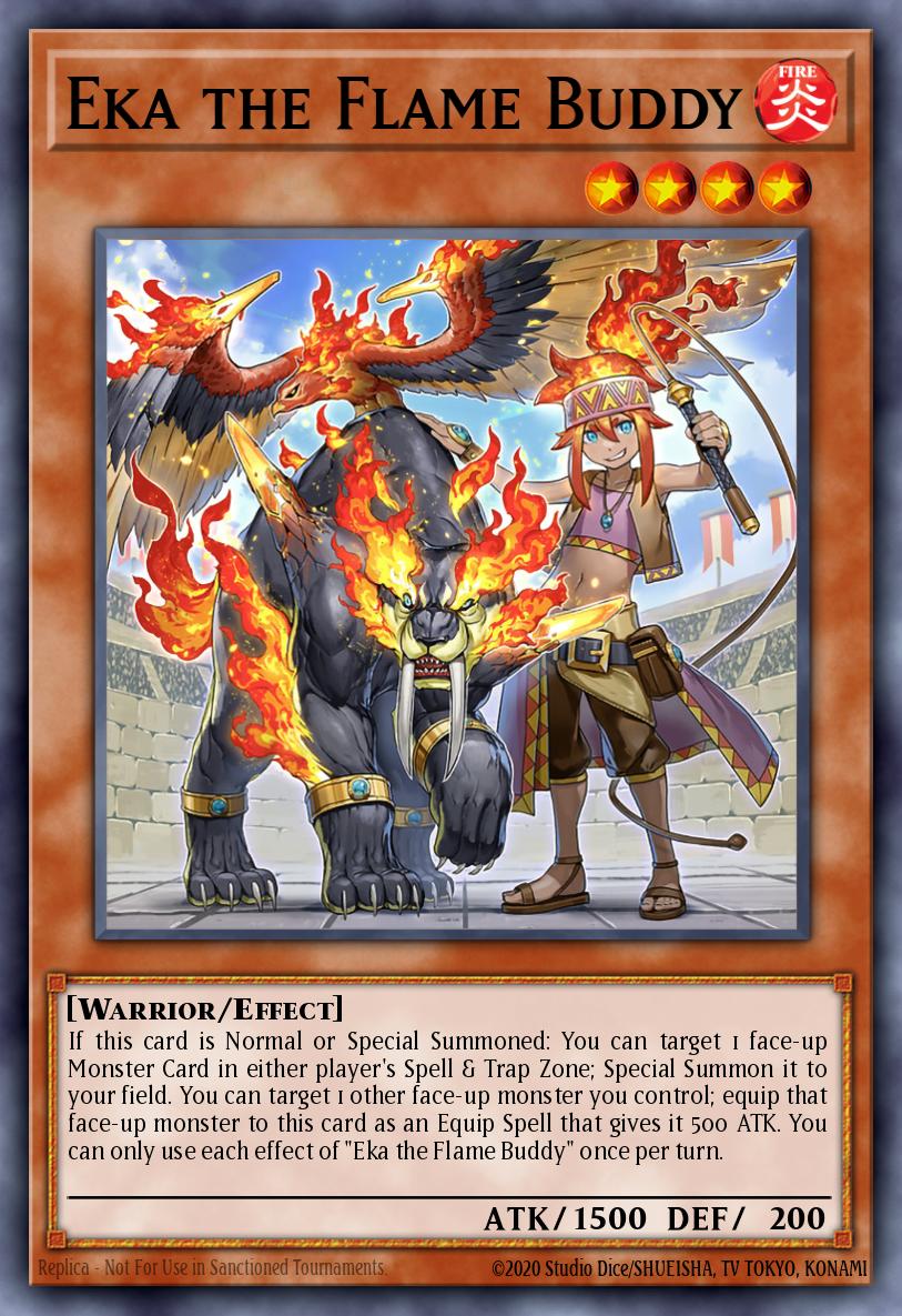 Eka the Flame Buddy Yu-Gi-Oh card
