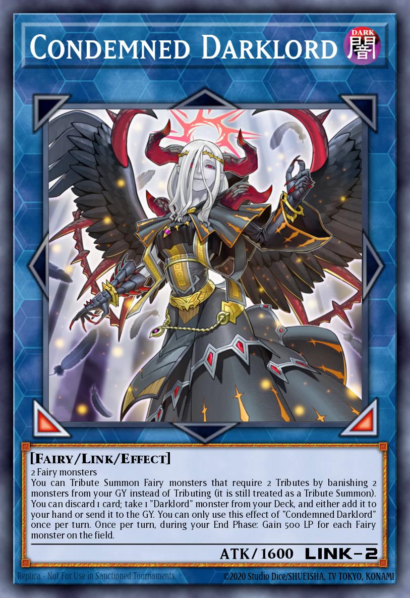 Condemned Darklord Yu-Gi-Oh card