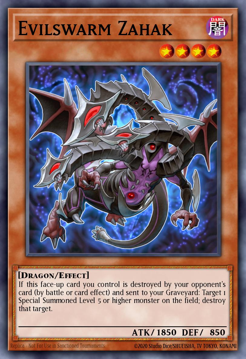 Evilswarm Zahak Yu-Gi-Oh card