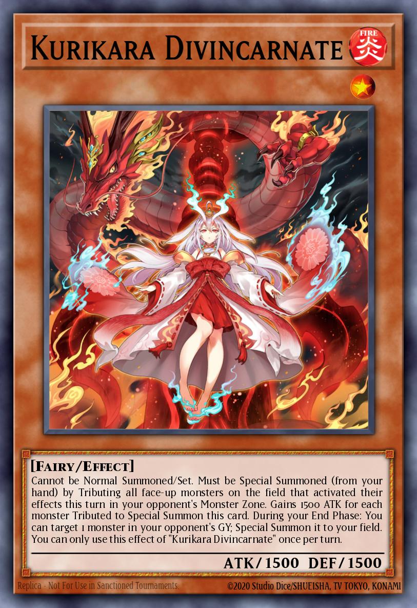 Kurikara Divincarnate Yu-Gi-Oh card
