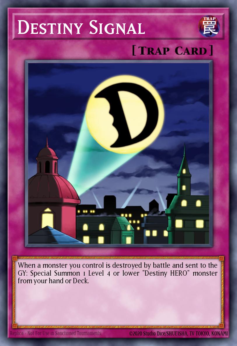 Destiny Signal Yu-Gi-Oh card
