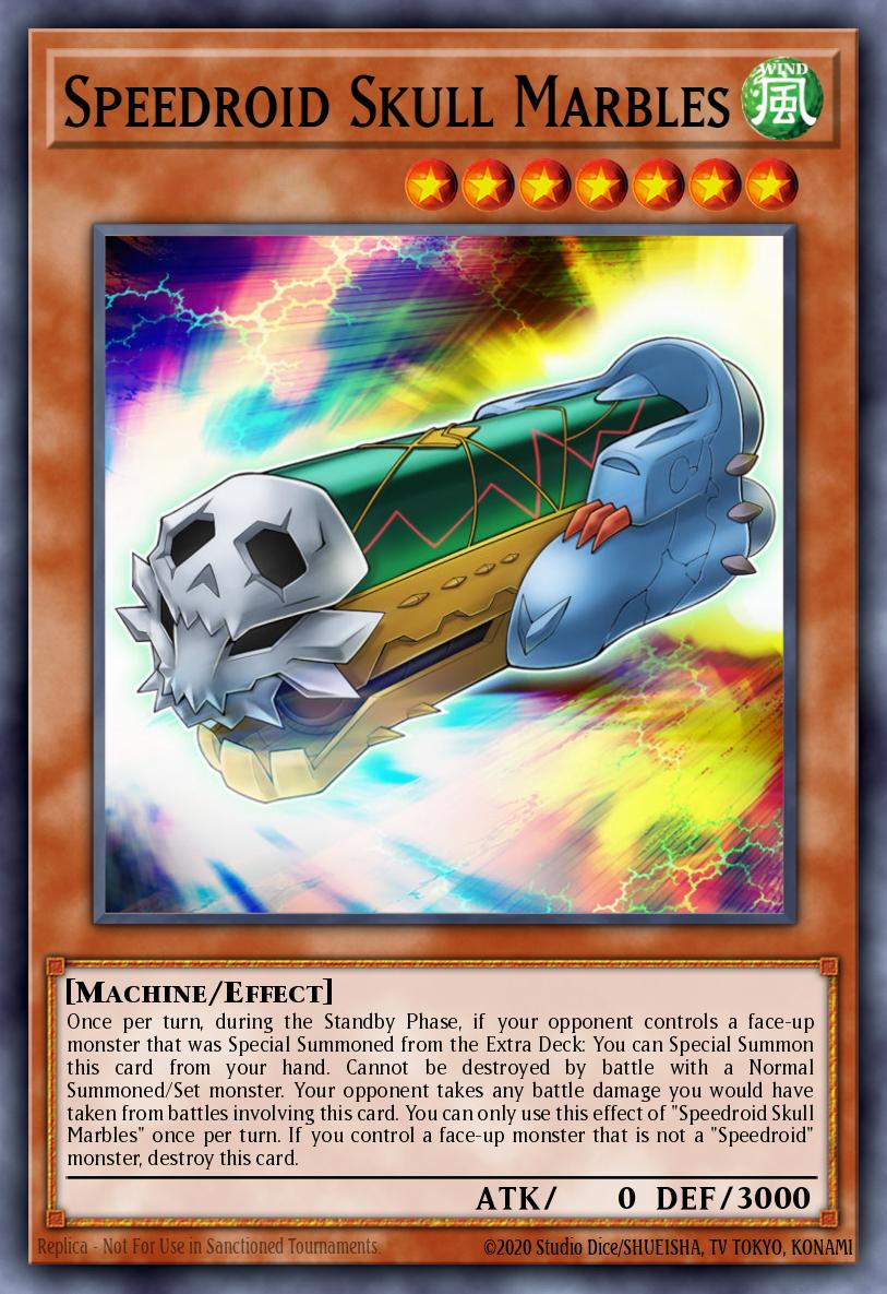 Speedroid Skull Marbles Yu-Gi-Oh card