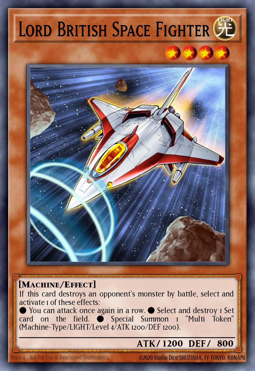 Lord British Space Fighter Yu-Gi-Oh card