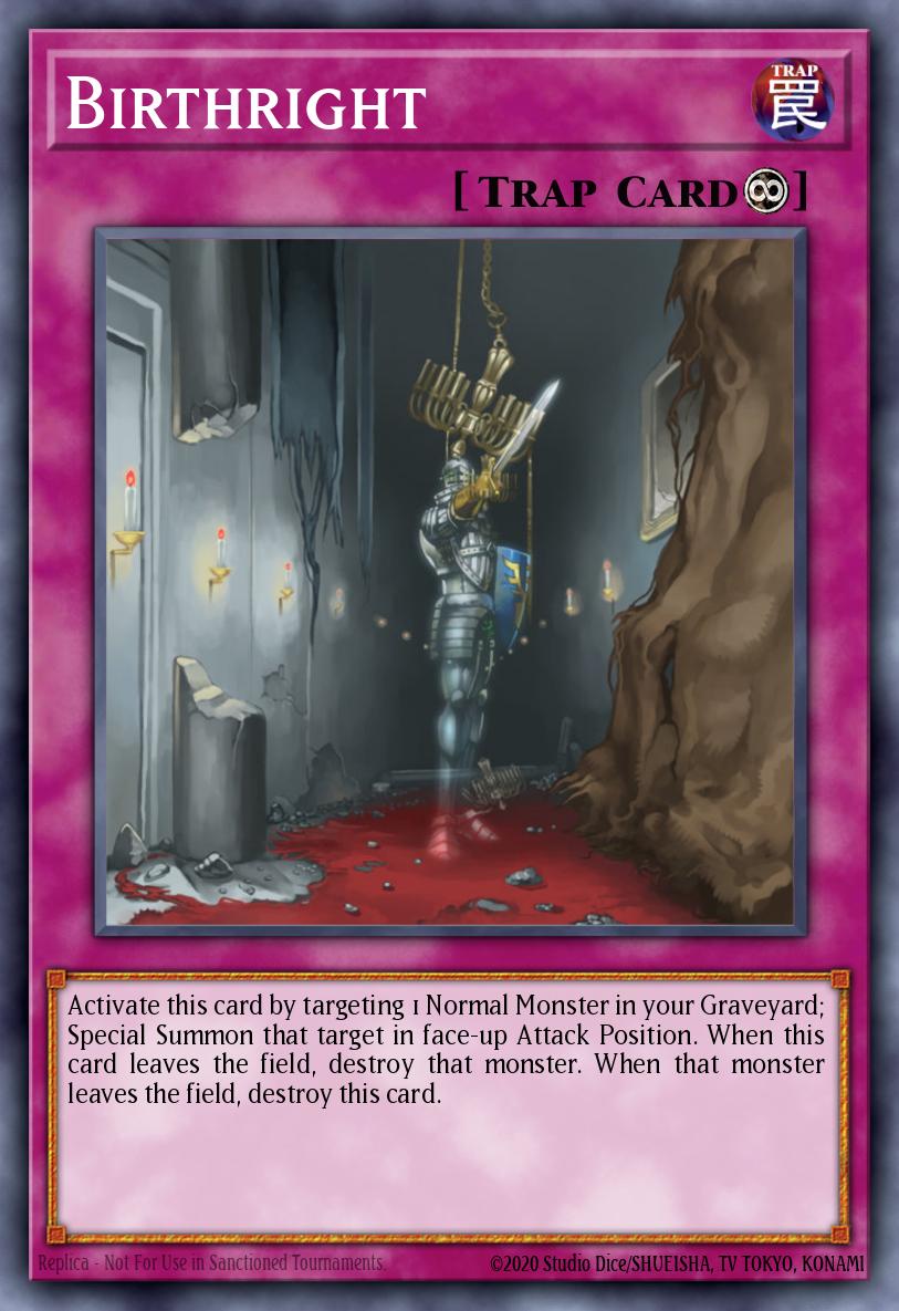 Birthright Yu-Gi-Oh card
